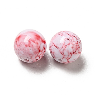 Opaque Acrylic Beads LS-SACR-A001-04D-1