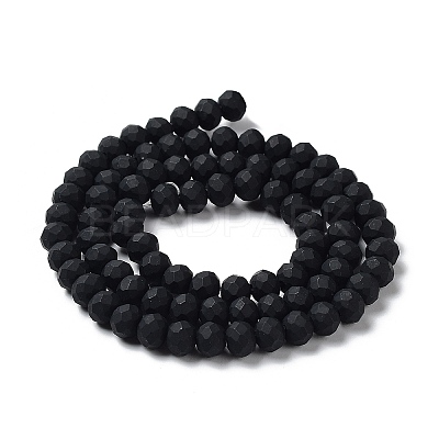 Glass Beads Strands EGLA-A034-P2mm-MD-M-1