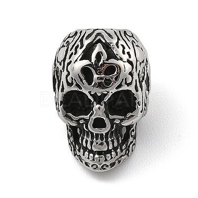 316 Surgical Stainless Steel European Beads STAS-S173-33AS-1