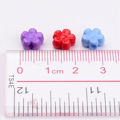 Solid Color Acrylic Beads X-SACR-R807-M-1