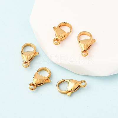 304 Stainless Steel Lobster Claw Clasps STAS-R050-15x9mm-02-1