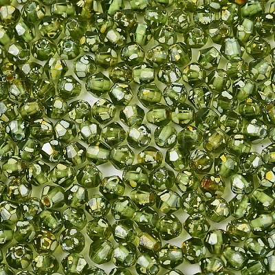 Picasso Baking Paint Glass Seed Beads SEED-N007-37H-1