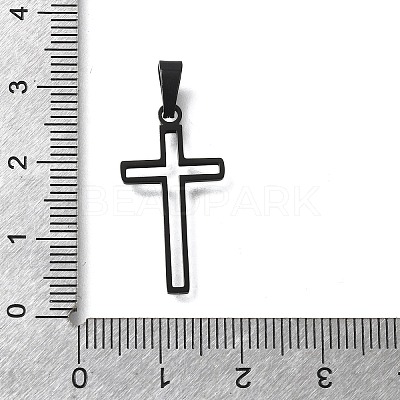 Ion Plating(IP) 304 Stainless Steel Pendants STAS-G217-13B-1