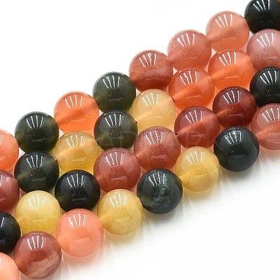 Natural Quartz Beads Strands G-N355-10mm-23-1