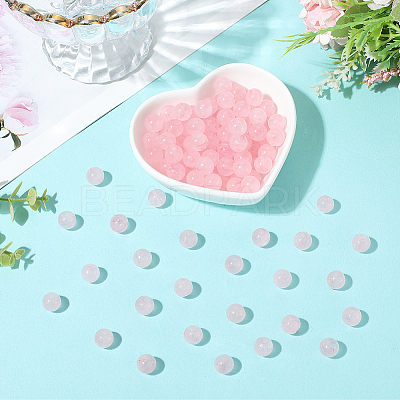 120Pcs Natural Rose Quartz Beads G-PA0001-04A-1