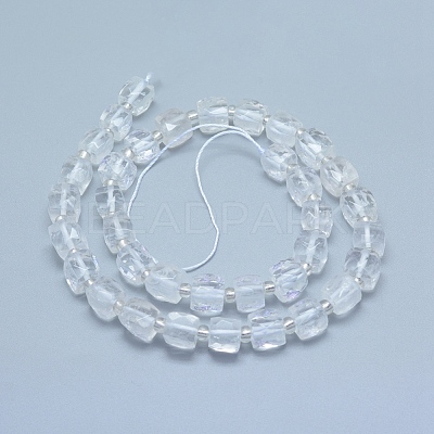 Natural Quartz Crystal Beads Strands G-L552D-15A-1