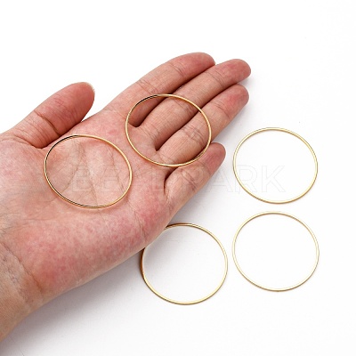 Brass Linking Rings X-KK-Y003-03L-G-1