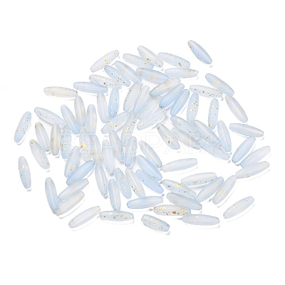Frosted Glass Beads FGLA-L001-001I-1