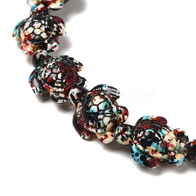Synthetic Turquoise Dyed Beads Strands G-P507-05F-1