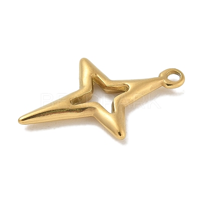 Ion Plating(IP) 304 Stainless Steel Pendants STAS-Q334-55G-1