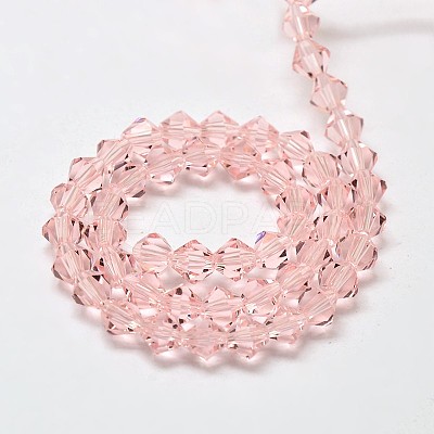 Imitate Austrian Crystal Bicone Glass Beads Strands LS-GLAA-F029-3x3mm-15-1