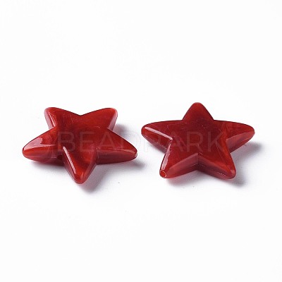 Two Tone Acrylic Beads MACR-S272-77E-1