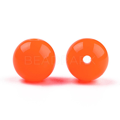 Fluorescent Acrylic Beads MACR-R517-6mm-03-1