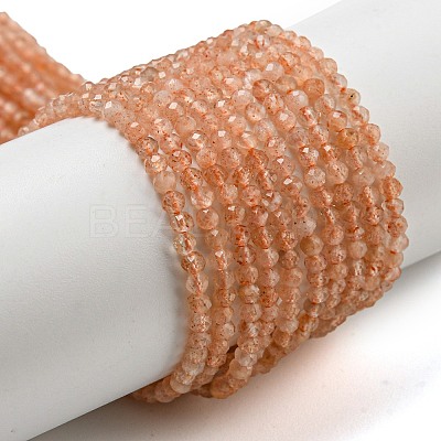 Natural Sunstone Beads Strands X-G-K182-2mm-13A-1