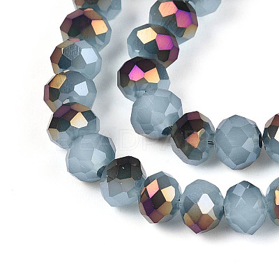 Electroplate Glass Beads Strands LS-EGLA-A034-J6mm-F04-1