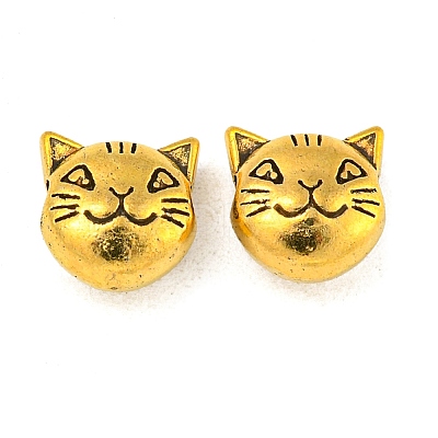 Tibetan Style Alloy Kitten Beads LS-TIBEP-GC178-AG-NR-1