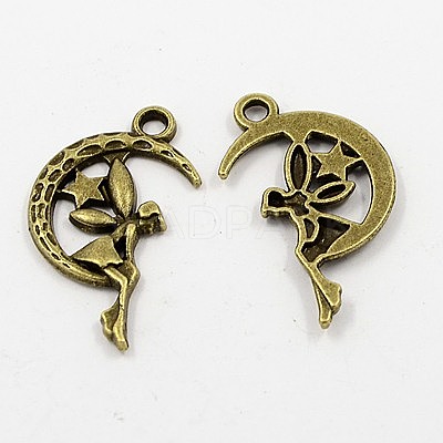 Zinc Alloy Fairy Sprite Charms LS-PALLOY-A18526-AB-FF-1