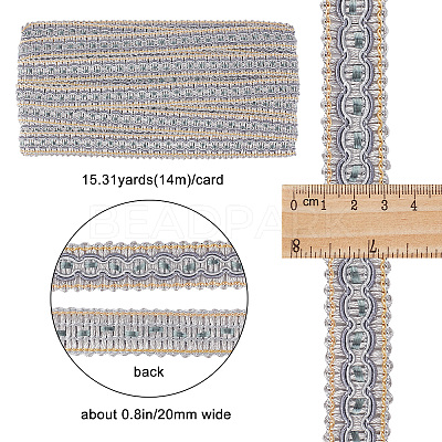 Polyester Woven Ribbon WCOR-WH0001-04D-1