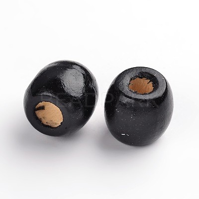 Dyed Natural Wooden Beads WOOD-R233-02-LF-1