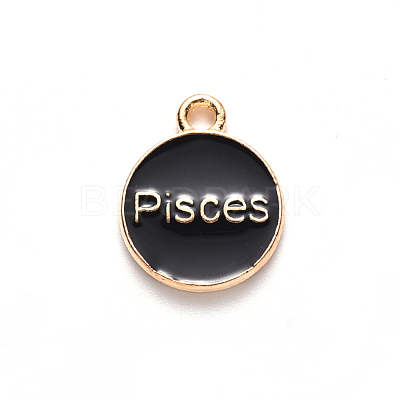 Alloy Enamel Pendants ENAM-S124-01A-08H-1