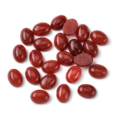 Natural White Jade Cabochons G-A094-01B-25-1