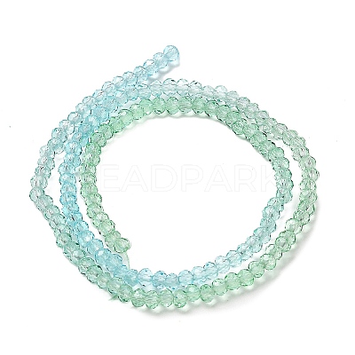 Transparent Painted Glass Beads Strands LS-DGLA-A034-T2mm-A16-1