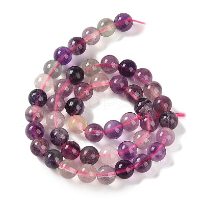 Natural Fluorite Beads Strands G-P530-B09-03-1