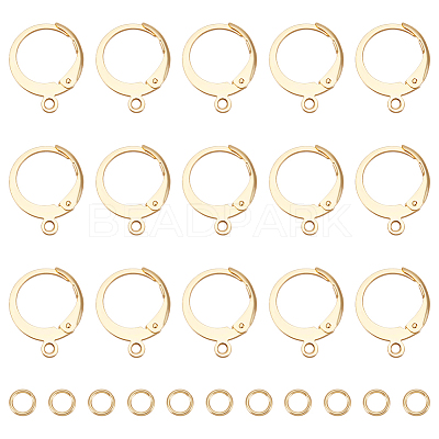 304 Stainless Steel Leverback Earring Findings STAS-UN0063-64-1