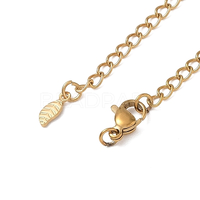 201 Stainless Steel Curb Chain Extender SA-CBA0FDA-01G-02-1