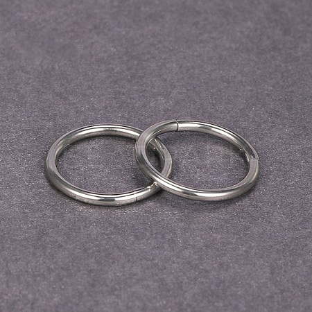 316L Surgical Stainless Steel Hoop Cartilage Earrings WGB51CA-33-1