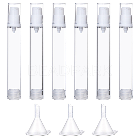 Globleland 6Pcs Plastic Sample Perfume Spray Bottles MRMJ-GL0001-15-1