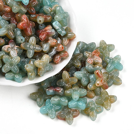Transparent Acrylic Beads X1-TACR-T028-35I-1