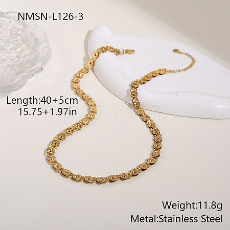 304 Stainless Steel Link Chain Necklaces WG2CD65-03-1