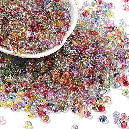 6/0 Spray Paint Fringe Glass Seed Beads X1-SEED-H003-11H-1