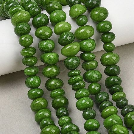 Dyed Natural White Jade Beads Strands GG-CBACF26-A03-01-1