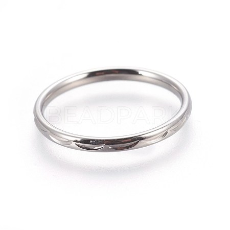 304 Stainless Steel Finger Rings RJEW-O032-01P-1