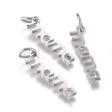 316 Surgical Stainless Steel Pendants X-STAS-L242-05P-1