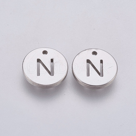 Non-Tarnish 304 Stainless Steel Charms STAS-P212-15P-06-1