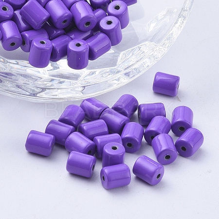 Spray Painted Alloy Beads X-PALLOY-G268-N02-028-1