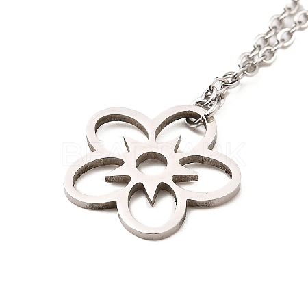 Non-Tarnish Stainless Steel Pendants Necklaces NJEW-K267-01A-P-1