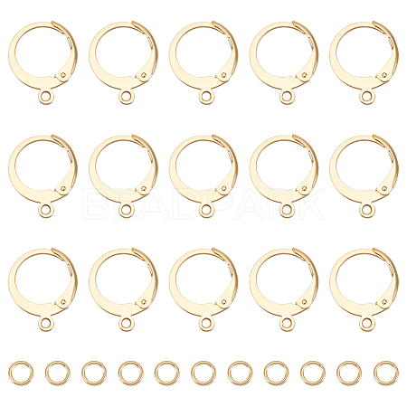 304 Stainless Steel Leverback Earring Findings STAS-UN0063-64-1