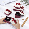 Paper with Polyester Bowknot Gift Boxes CON-WH0095-224B-3