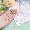 20Pcs Brass Micro Pave Cubic Zirconia Beads KK-UN0005-82-4