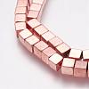 Non-Magnetic Synthetic Hematite Bead Strands G-G652-14-3
