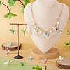 14Pcs 7 Colors Handmade Porcelain Beads PORC-TA0001-18-8
