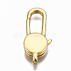 Brass Lobster Claw Clasps KK-S362-009B-G-NR-1