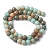 Ombre Effect Dyed Glass Beads Strands GLAA-T031-01O-12-9
