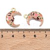 Printed Alloy Pendants PALLOY-P319-07G-18-3