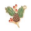 Christmas Theme Alloy Enamel Pendants ENAM-I060-03B-1