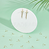 100Pcs 316 Surgical Stainless Steel Earring Hooks STAS-UN0058-62-2
